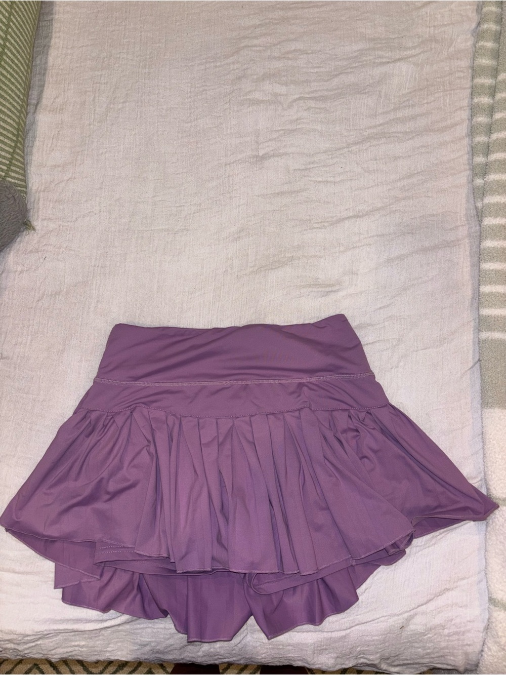 Women's Lavender Ruffle Skirt